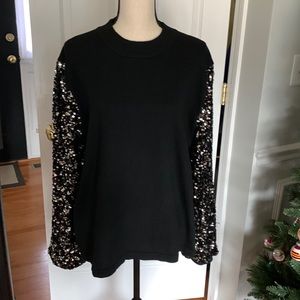 🌟GEEGEE SEQUIN SLEEVE SWEATER🌟